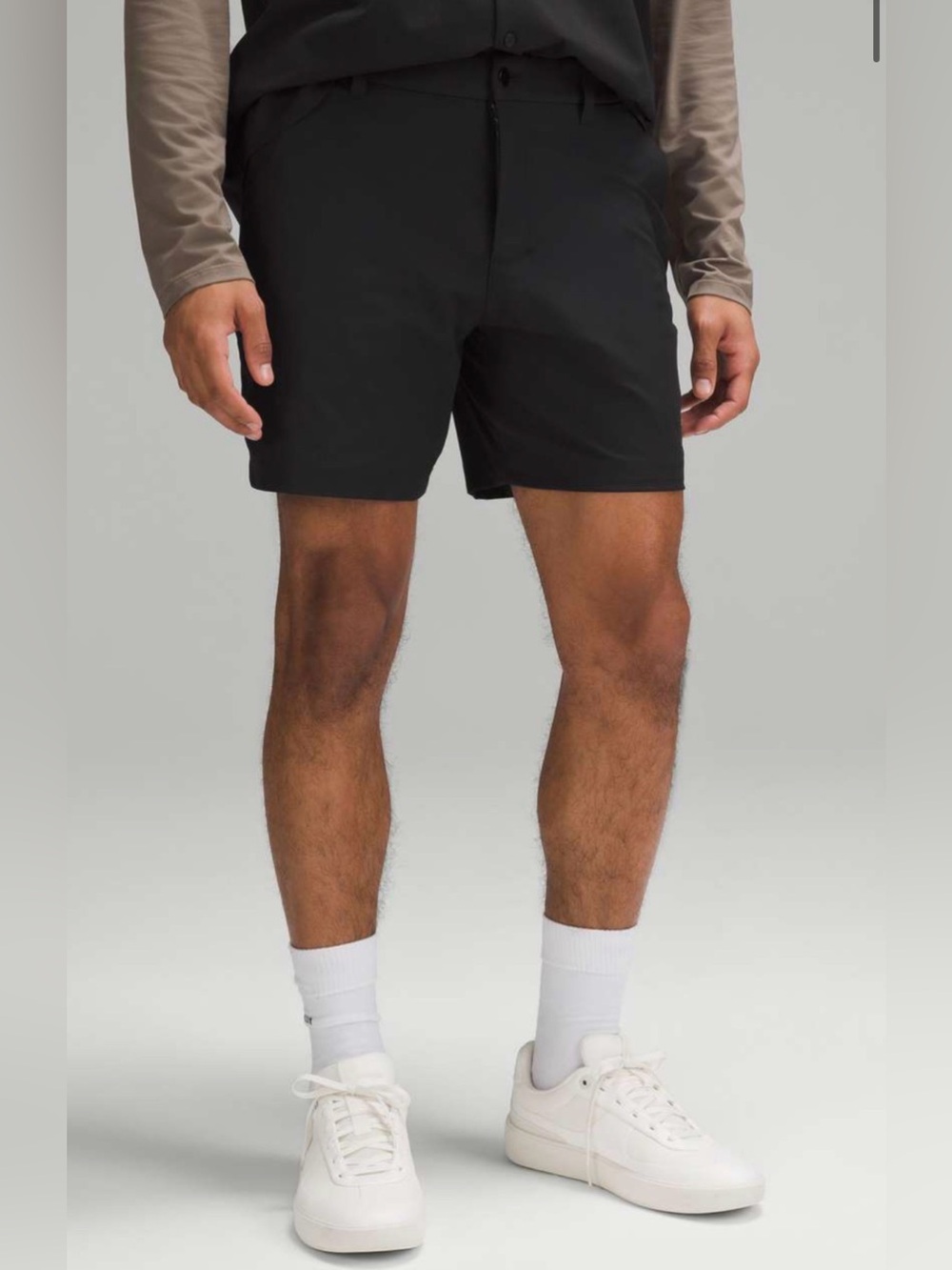 Lululemon ABC Classic-Fit Short 7" Warpstreme Black Size 36